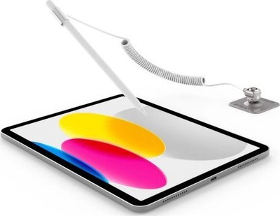 Aksesor sigurie për stilolapsin Compulocks CL01APUTL, për Apple Pencil, kabllo 1.6 m, ngjyrë argjendtë