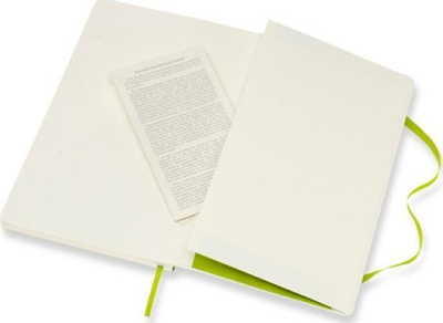 Fletore Moleskine Classic Plain, 13 x 21 cm, 240 faqe, jeshile Lemon