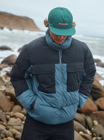 Kapele për meshkuj Quiksilver Dna Clicked, e gjelbër