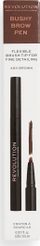 Оловка за веѓи Make Up Revolution Bushy Brow Pen Ash Brown, 0.5ml, кафеаво сива
