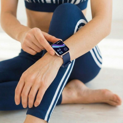 Ora inteligjente GRAVITY GT36-4, ekran 1.85", Bluetooth, blu navy