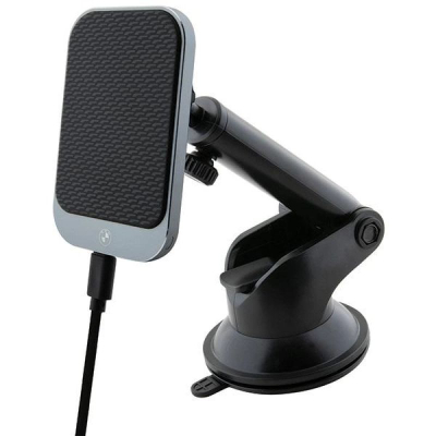 Mbajtës telefoni BMW MagSafe Signature Edition, karikim wireless 15W, për xham e grilë ajri, i zi