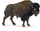 Figurinë kafshe Schleich Wild Life North American Bison, lodër edukative, kafe