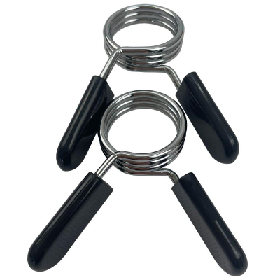 Kapëse me susta për shufër ENERO FIT, 30mm, set 2 copë, të zeza