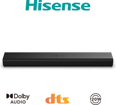 Soundbar Hisense HS1000, 120W, 2.0 kanale, i zi