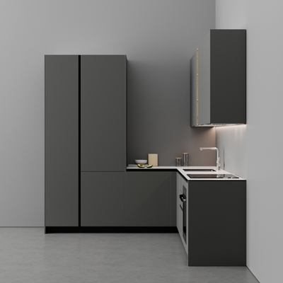 Kuzhinë IMMIGRAND SYSTEMS, Këndore, Techno Grey
