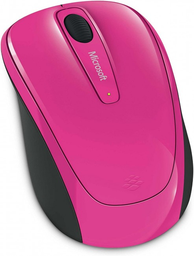 Безжичен маус Microsoft Wireless Mobile Mouse 3500, оптички, розов