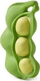 Lodër për përtypje për foshnje Oli&amp;Carol Keiko the Edamame, 100% gomë natyrale, pa vrima, jeshile