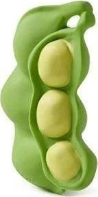 Lodër për përtypje për foshnje Oli&amp;Carol Keiko the Edamame, 100% gomë natyrale, pa vrima, jeshile