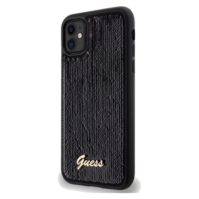 Futllëk Guess GUHCN61PSFDGSK për iPhone 11 XR 6.1", hardcase, i zi