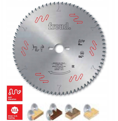 Teh rrethor Freud LU2B 1300, Ø315mm, 72 dhëmbë, për dru