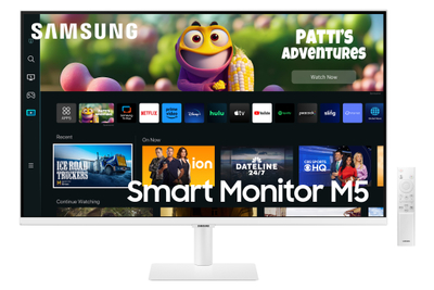 Monitor Samsung M50C, 27\", VA, FHD, i bardhë