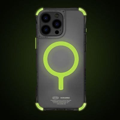 Mbështjellës telefoni Skinarma Saido për iPhone 16 Pro Max 6.9", me karikim magnetik, jeshile
