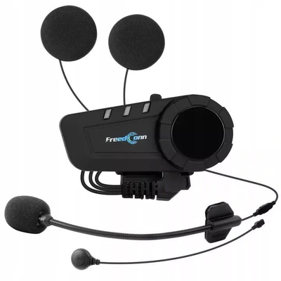 Kufje FreedConn KY-PRO SINGLE, Bluetooth, të zeza