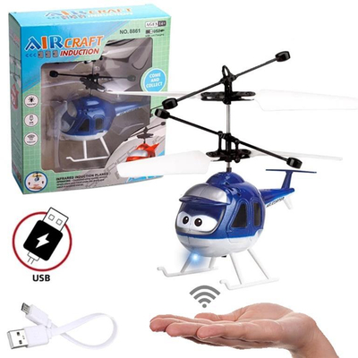 Helikopter fluturues me sensor dhe karikim USB. UNIMIKS