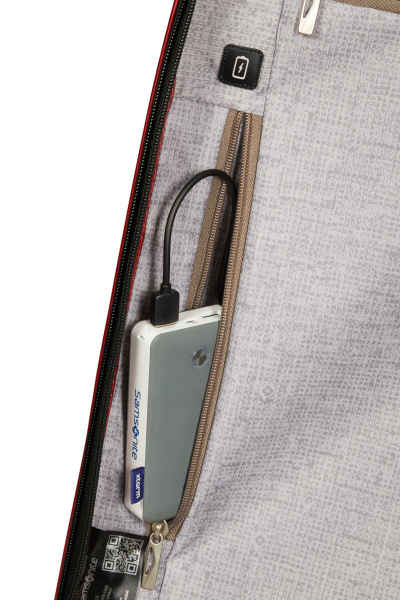 Valixhe Hard Me 4 Rrota Samsonite C-Lite 55/20 Ngjyrë E Zezë