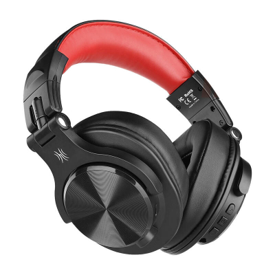Kufje Bluetooth OneOdio A70RB, over ear, 40mm, të zeza me të kuqe