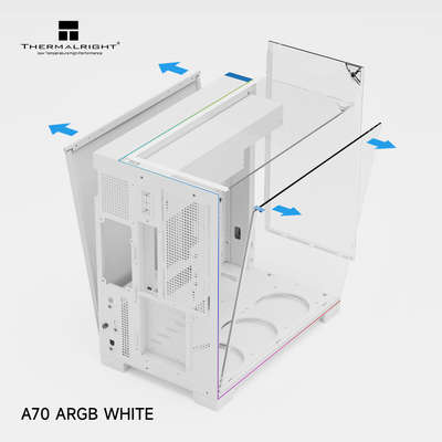 Kasë Thermalright A70 Argb FanUB, e bardhë