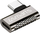 Adaptues USB 4smarts USB C në USB C, 100W, USB 3.2, argjendi