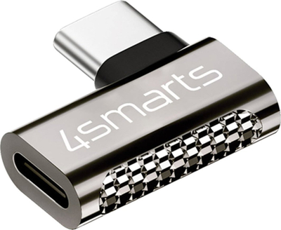 Adaptues USB 4smarts USB C në USB C, 100W, USB 3.2, argjendi