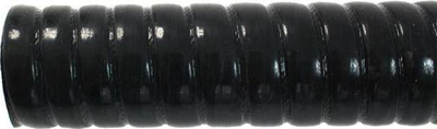 Zorrë silikoni TurboWorks FLEX PRO, 1 metër, diametër 25mm, e zezë