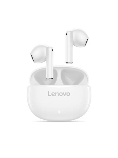 Безжични слушалки Lenovo E310, True Wireless Stereo, Bluetooth 5.3, бели