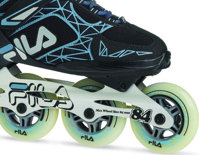 Patina rekreative Fila Legacy Pro 84 Lady, rrota 84 mm, ABEC 7, të zeza, nr 39