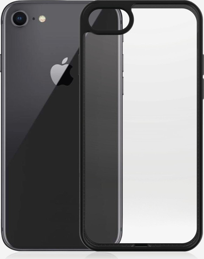 Mbrojtëse telefoni PanzerGlass ClearCase për iPhone 7 8 SE 2020 2022, e tejdukshme, me kornizë TPU të zezë