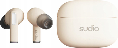 Безжични слушалки Sudio A1 Pro, True Wireless Stereo, Bluetooth, боја песок