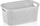Shportë rrobash Domoletti Laundry Basket, 18 x 15 x 10cm, plastike, e bardhë