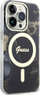 Mbulesë telefoni Guess Golden Marble MagSafe, për iPhone 14 Pro, TPU dhe polikarbonat, e zezë