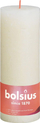 Столбести свеќи Bolsius Rustic Soft Pearl, сет 4 парчиња, декоративни, крем боја