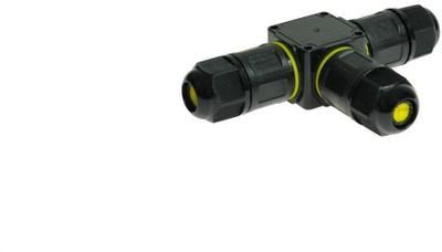 Lidhës kabllosh RKH3-3SS, 3 pole, IP68, i zi