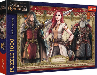 Puzzle Trefl The Lord of the Rings The War of the Rohirrim, 1000 copë, shumëngjyrësh