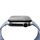 Rrip për orë inteligjente Puro ICON për Apple Watch, 44-49mm, silikon, blu e çelët