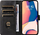 Mbrojtëse libri lëkure për telefon Apple iPhone 16 Pro Max, me kapak, e zezë