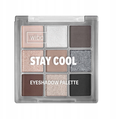 Paletë sysh Wibo Stay Cool, 9 nuanca, ton neutrale të ftohta, e tejdukshme