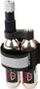 Сет пумпа CO2 Zefal EZ Control 16 g, со држач, 2 патрони, црна