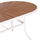 Tavolinë ngrënieje Telamo prej alumini 160x90x73,5Hcm (HM6288.02), bardhë