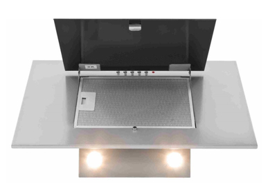 Aspirator kuzhine Akpo WK-4 Nero Eco 60, 60cm, inox me xham, gri e zezë