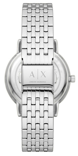 Orë për meshkuj Armani Exchange, e argjendtë