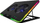 Stendë për laptop Tracer Game Zone Snowman PRO, 17", RGB, me 2 ventilatorë, me USB hub, e zezë