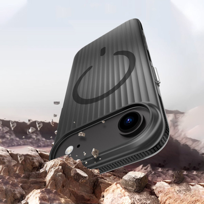 Kapak telefoni 4smarts Design Case Aero për iPhone Air, MagSafe, i zi