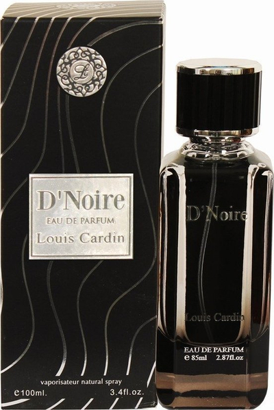 Parfum Louis Cardin D'noire Eau de Parfum, 85ml, për burra, gri