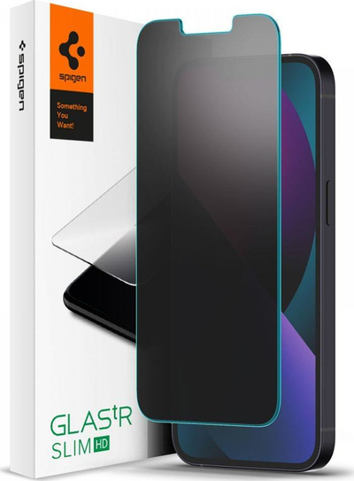Xham mbrojtës Spigen GLAS.tR Slim për iPhone 13 Pro Max, Privacy, transparent