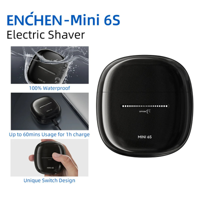 Rroje elektrike ENCHEN Shaver, rotary, IPX7, e zezë