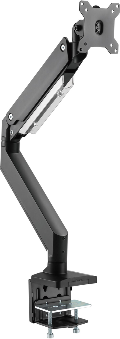 Krah monitori AlzaErgo Arm S50B Heavy Duty, deri 35", me amortizator gazi, i zi