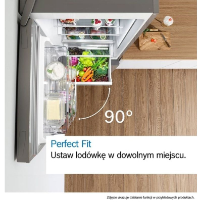 Frigorifer kombinë Bosch KGN39VWEB, 2.03m, 368L No Frost, i bardhë