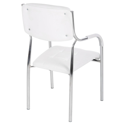 Karrige konference OBERON, PU, 51×52×88 cm (HM1018.02), bardhë