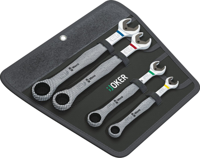 Set çelësash të kombinuar Wera Joker 6000, 4 copë
